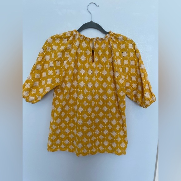 Greylin Embroidered Flutter Sleeve Top - Picture 3 of 4